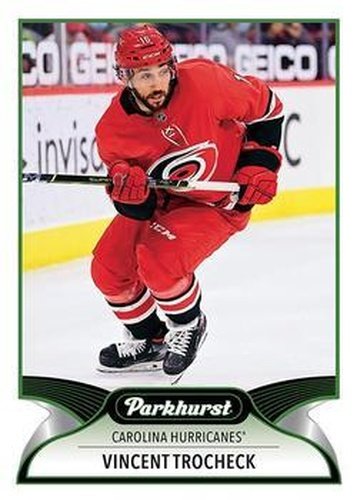 #101 Vincent Trocheck - Carolina Hurricanes - 2021-22 Parkhurst Hockey