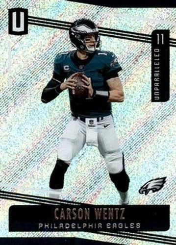 #101 Carson Wentz - Philadelphia Eagles - 2019 Panini Unparalleled Football