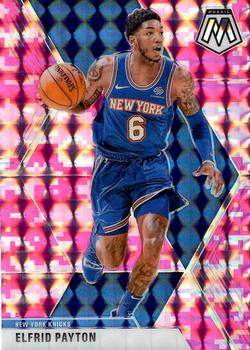 #101 Elfrid Payton - New York Knicks - 2019-20 Panini Mosaic - Camo Pink Basketball