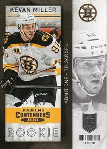#101 Kevan Miller - Boston Bruins - 2013-14 Panini Contenders Hockey