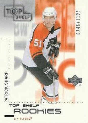 #101 Patrick Sharp - Philadelphia Flyers - 2002-03 Upper Deck Top Shelf Hockey