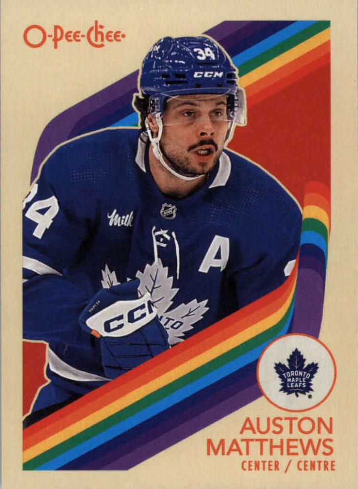 #101 Auston Matthews - Toronto Maple Leafs - 2023-24 O-Pee-Chee - Retro Hockey