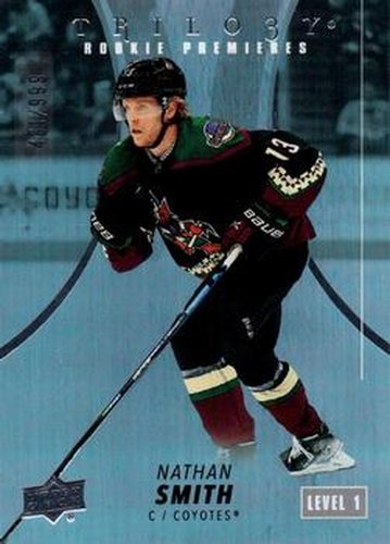 #101 Nathan Smith - Arizona Coyotes - 2022-23 Upper Deck Trilogy Hockey