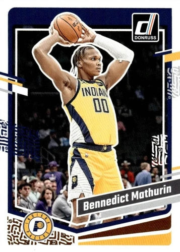#101 Bennedict Mathurin - Indiana Pacers - 2023-24 Donruss Basketball