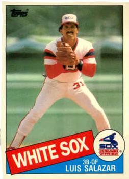#102T Luis Salazar - Chicago White Sox - 1985 Topps Traded Baseball