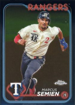 #102 Marcus Semien - Texas Rangers - 2024 Topps Chrome Baseball