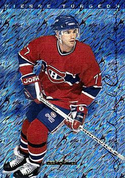 #102 Pierre Turgeon - Montreal Canadiens - 1995-96 Leaf Limited Hockey