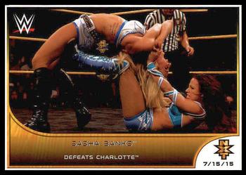 #102 Sasha Banks - 2016 Topps WWE Road to Wrestlemania Wrestling