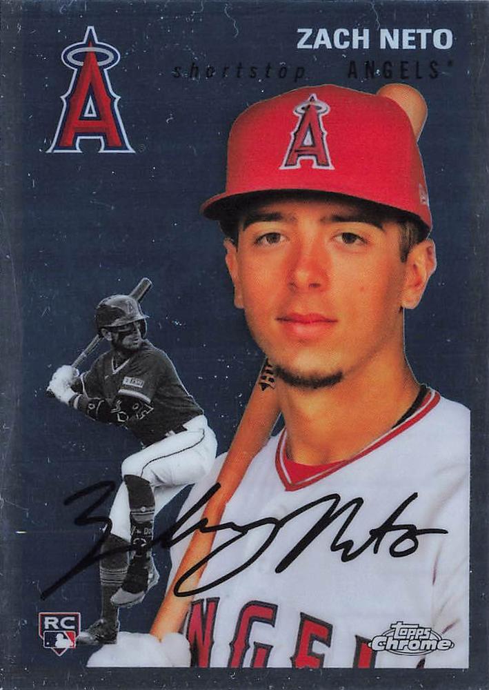 #102 Zach Neto - Los Angeles Angels - 2023 Topps Chrome Platinum Anniversary Baseball