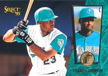 #102 Charles Johnson - Florida Marlins - 1995 Select Baseball