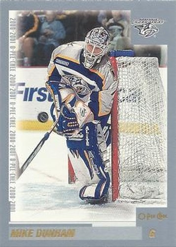 #102 Mike Dunham - Nashville Predators - 2000-01 O-Pee-Chee Hockey