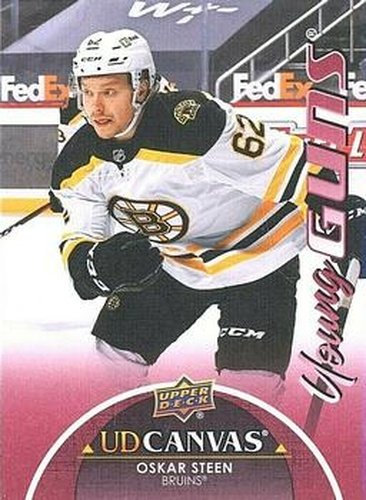 #C102 Oskar Steen - Boston Bruins - 2021-22 Upper Deck - UD Canvas Hockey