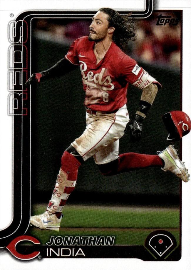 #102 Jonathan India - Cincinnati Reds - 2025 Topps Baseball