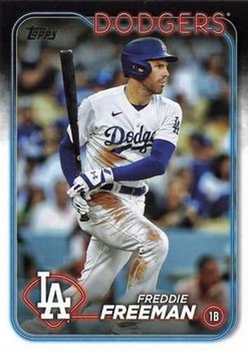 #102 Freddie Freeman - Los Angeles Dodgers - 2024 Topps Baseball