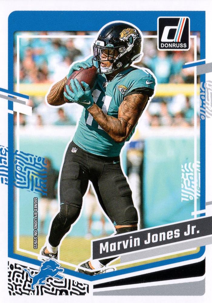 #102 Marvin Jones Jr. - Detroit Lions - 2023 Donruss Football