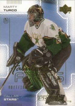 #102 Marty Turco - Dallas Stars - 2000-01 Upper Deck Pros & Prospects Hockey