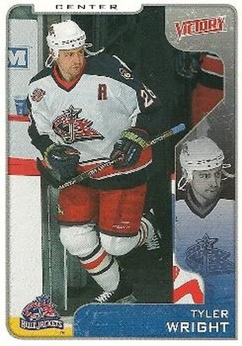 #102 Tyler Wright - Columbus Blue Jackets - 2001-02 Upper Deck Victory Hockey