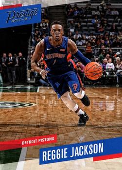 #102 Reggie Jackson - Detroit Pistons - 2017-18 Panini Prestige Basketball