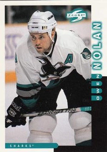 #102 Owen Nolan - San Jose Sharks - 1997-98 Score Hockey