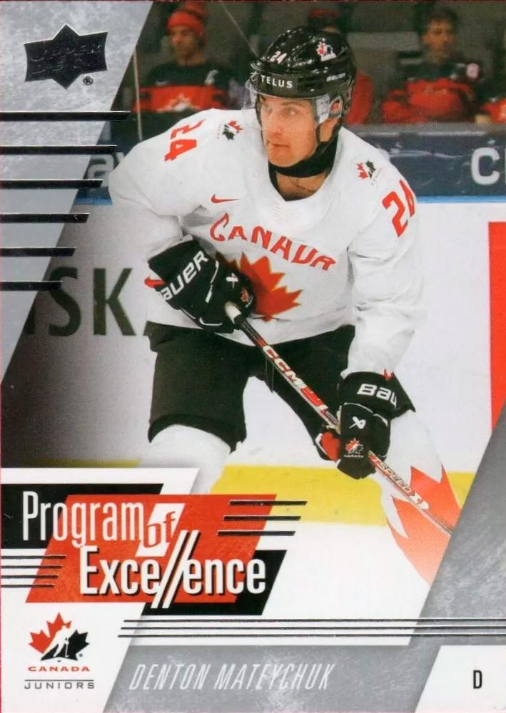 #102 Denton Mateychuk - Canada - 2024 Upper Deck Team Canada Juniors Hockey