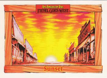 #102 Sunset - 1991 Impel An American Tail: Fievel Goes West