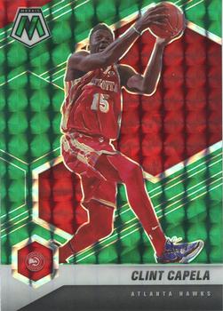 #102 Clint Capela - Atlanta Hawks - 2020-21 Panini Mosaic - Mosaic Green Basketball