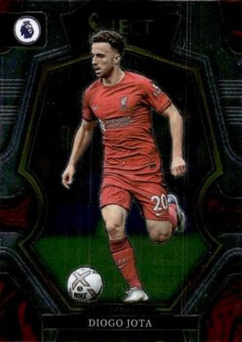 #102 Diogo Jota - Liverpool - 2022-23 Panini Select Premier League Soccer