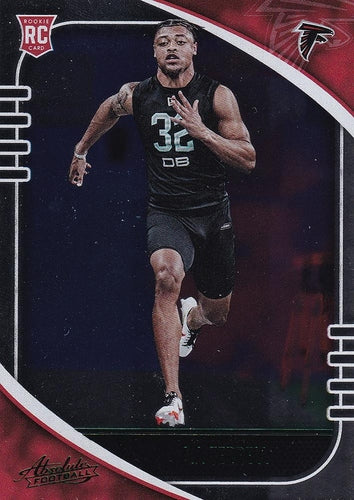 #102 A.J. Terrell - Atlanta Falcons - 2020 Panini Absolute - Green Football