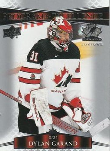 #102 Dylan Garand - Canada - 2022-23 Upper Deck Team Canada Juniors Hockey