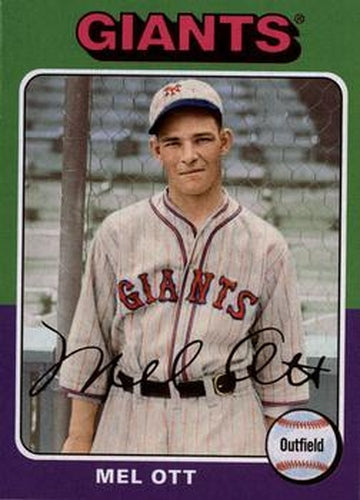 #102 Mel Ott - New York Giants - 2019 Topps Archives Baseball