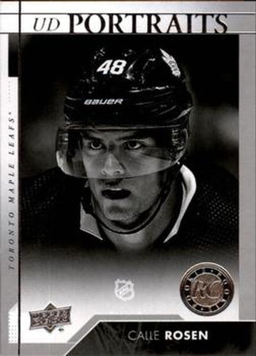 #P-102 Calle Rosen - Toronto Maple Leafs - 2017-18 Upper Deck - UD Portraits Hockey