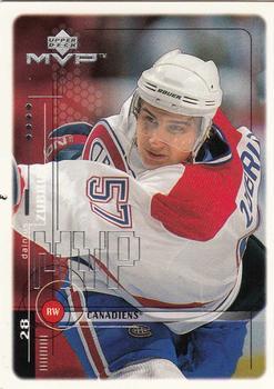 #102 Dainius Zubrus - Montreal Canadiens - 1998-99 Upper Deck MVP Hockey