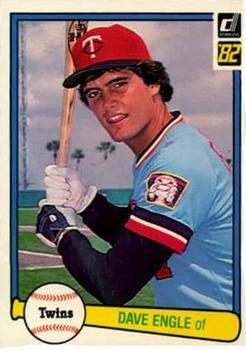 #102 Dave Engle - Minnesota Twins - 1982 Donruss Baseball
