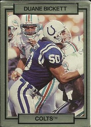 #102 Duane Bickett - Indianapolis Colts - 1990 Action Packed Football
