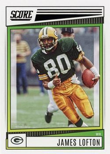 #102 James Lofton - Green Bay Packers - 2022 Score Football