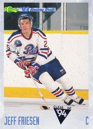 #102 Jeff Friesen - Regina Pats - 1993 Classic '93 Hockey Draft Hockey