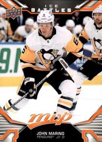 #102 John Marino - Pittsburgh Penguins - 2022-23 Upper Deck MVP - Ice Battles Hockey