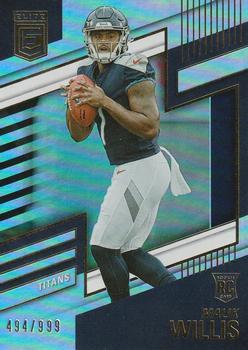 #102 Malik Willis - Tennessee Titans - 2022 Donruss Elite Football