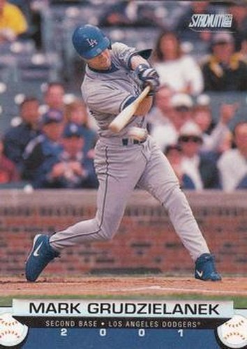 #102 Mark Grudzielanek - Los Angeles Dodgers - 2001 Stadium Club Baseball