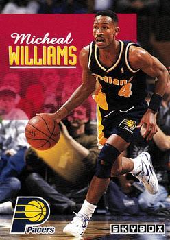#102 Micheal Williams - Indiana Pacers - 1992-93 SkyBox Basketball