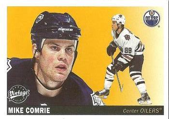 #102 Mike Comrie - Edmonton Oilers - 2002-03 Upper Deck Vintage Hockey
