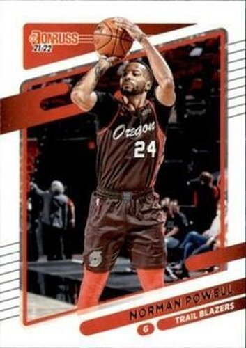 #102 Norman Powell - Portland Trail Blazers - 2021-22 Donruss Basketball