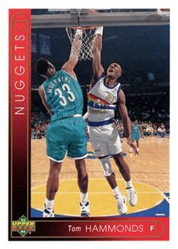 #102 Tom Hammonds - Denver Nuggets - 1993-94 Upper Deck Basketball