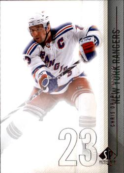 #102 Chris Drury - New York Rangers - 2010-11 SP Authentic Hockey