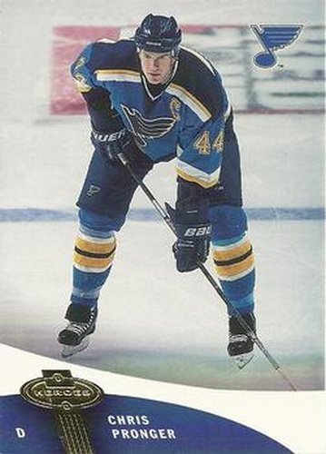 #102 Chris Pronger - St. Louis Blues - 2000-01 Upper Deck Heroes Hockey