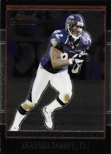 #102 Shannon Sharpe - Baltimore Ravens - 2001 Bowman Chrome Football