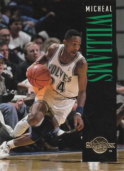 #102 Micheal Williams - Minnesota Timberwolves - 1994-95 SkyBox Premium Basketball