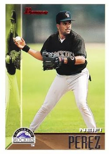 #102 Neifi Perez - Colorado Rockies - 1995 Bowman Baseball
