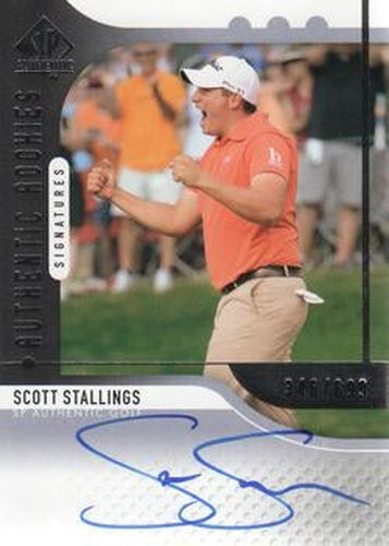#102 Scott Stallings - 2012 SP Authentic Golf