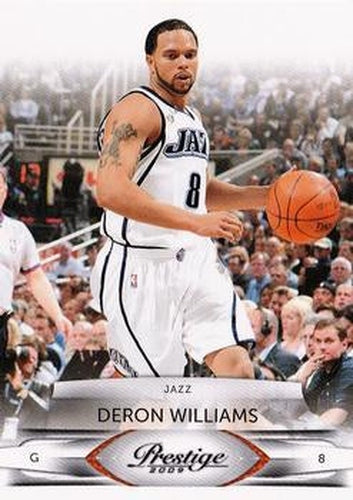 #102 Deron Williams - Utah Jazz - 2009-10 Panini Prestige Basketball